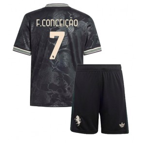 Juventus Francisco Conceicao #7 Dětské Alternativní Dres 2025-26 Krátký Rukáv (+ trenýrky)