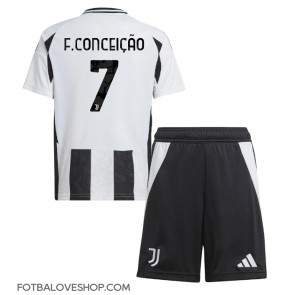 Juventus Francisco Conceicao #7 Dětské Domácí Dres 2024-25 Krátký Rukáv (+ trenýrky)