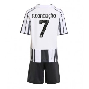 Juventus Francisco Conceicao #7 Dětské Domácí Dres 2025-26 Krátký Rukáv (+ trenýrky)
