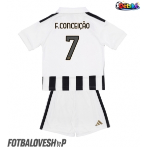Juventus Francisco Conceicao #7 Dětské Domácí Dres 2026-27 Krátký Rukáv (+ trenýrky)