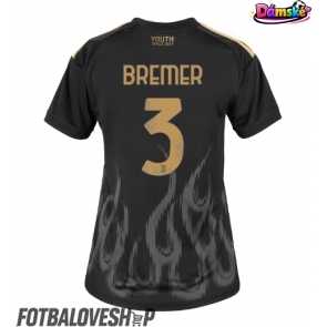Juventus Gleison Bremer #3 Dámské Alternativní Dres 2026-27 Krátký Rukáv