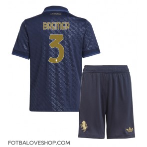 Juventus Gleison Bremer #3 Dětské Alternativní Dres 2024-25 Krátký Rukáv (+ trenýrky)