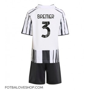 Juventus Gleison Bremer #3 Dětské Domácí Dres 2025-26 Krátký Rukáv (+ trenýrky)