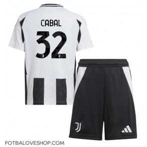 Juventus Juan Cabal #32 Dětské Domácí Dres 2024-25 Krátký Rukáv (+ trenýrky)