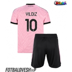 Juventus Kenan Yildiz #10 Dětské Venkovní Dres 2026-27 Krátký Rukáv (+ trenýrky)
