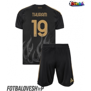 Juventus Khephren Thuram #19 Dětské Alternativní Dres 2026-27 Krátký Rukáv (+ trenýrky)