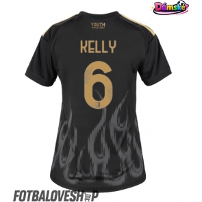 Juventus Lloyd Kelly #6 Dámské Alternativní Dres 2026-27 Krátký Rukáv