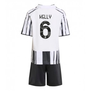 Juventus Lloyd Kelly #6 Dětské Domácí Dres 2025-26 Krátký Rukáv (+ trenýrky)