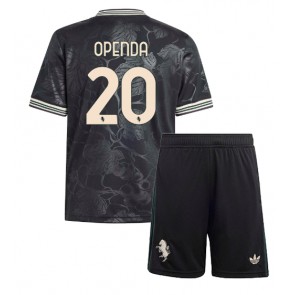 Juventus Lois Openda #20 Dětské Alternativní Dres 2025-26 Krátký Rukáv (+ trenýrky)