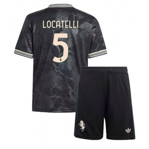 Juventus Manuel Locatelli #5 Dětské Alternativní Dres 2025-26 Krátký Rukáv (+ trenýrky)
