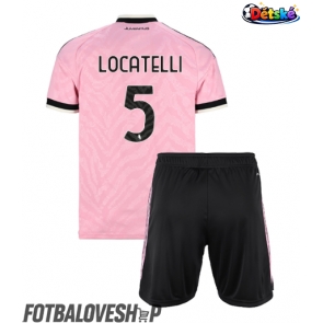 Juventus Manuel Locatelli #5 Dětské Venkovní Dres 2026-27 Krátký Rukáv (+ trenýrky)