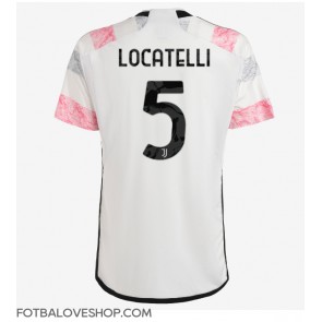 Juventus Manuel Locatelli #5 Venkovní Dres 2023-24 Krátký Rukáv