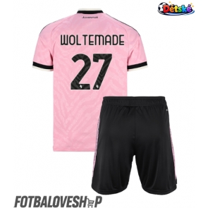 Juventus Nick Woltemade #27 Dětské Venkovní Dres 2026-27 Krátký Rukáv (+ trenýrky)