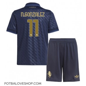 Juventus Nicolas Gonzalez #11 Dětské Alternativní Dres 2024-25 Krátký Rukáv (+ trenýrky)