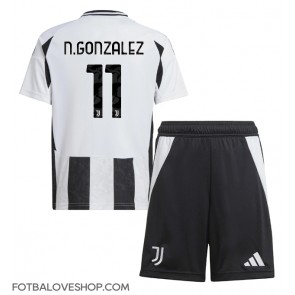 Juventus Nicolas Gonzalez #11 Dětské Domácí Dres 2024-25 Krátký Rukáv (+ trenýrky)