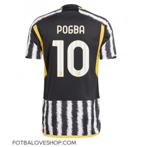 Juventus Paul Pogba #10 Domácí Dres 2023-24 Krátký Rukáv