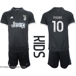 Juventus Paul Pogba #10 Dětské Alternativní Dres 2023-24 Krátký Rukáv (+ trenýrky)