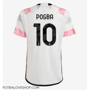 Juventus Paul Pogba #10 Venkovní Dres 2023-24 Krátký Rukáv