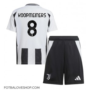 Juventus Teun Koopmeiners #8 Dětské Domácí Dres 2024-25 Krátký Rukáv (+ trenýrky)
