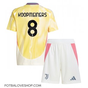Juventus Teun Koopmeiners #8 Dětské Venkovní Dres 2024-25 Krátký Rukáv (+ trenýrky)