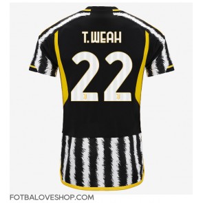 Juventus Timothy Weah #22 Domácí Dres 2023-24 Krátký Rukáv