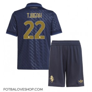 Juventus Timothy Weah #22 Dětské Alternativní Dres 2024-25 Krátký Rukáv (+ trenýrky)
