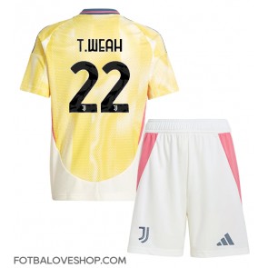 Juventus Timothy Weah #22 Dětské Venkovní Dres 2024-25 Krátký Rukáv (+ trenýrky)