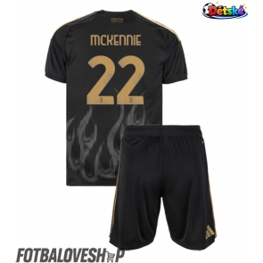 Juventus Weston McKennie #22 Dětské Alternativní Dres 2026-27 Krátký Rukáv (+ trenýrky)