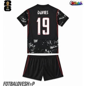 Kanada Alphonso Davies #19 Dětské Venkovní Dres MS 2026 Krátký Rukáv (+ trenýrky)