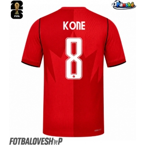 Kanada Ismael Kone #8 Domácí Dres MS 2026 Krátký Rukáv