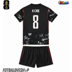 Kanada Ismael Kone #8 Dětské Venkovní Dres MS 2026 Krátký Rukáv (+ trenýrky)