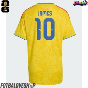 Kolumbie James Rodriguez #10 Dámské Domácí Dres MS 2026 Krátký Rukáv