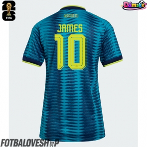 Kolumbie James Rodriguez #10 Dámské Venkovní Dres MS 2026 Krátký Rukáv