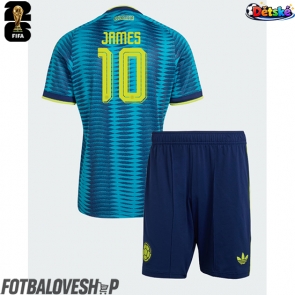Kolumbie James Rodriguez #10 Dětské Venkovní Dres MS 2026 Krátký Rukáv (+ trenýrky)