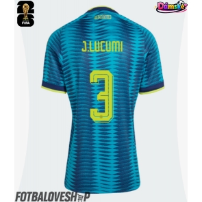 Kolumbie Jhon Lucumi #3 Dámské Venkovní Dres MS 2026 Krátký Rukáv