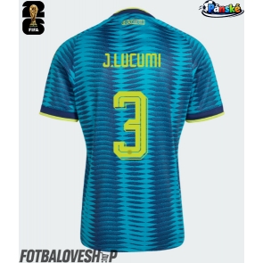 Kolumbie Jhon Lucumi #3 Venkovní Dres MS 2026 Krátký Rukáv
