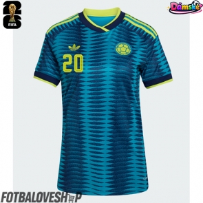 Kolumbie Juan Fernando Quintero #20 Dámské Venkovní Dres MS 2026 Krátký Rukáv