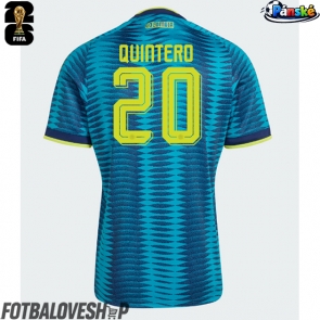 Kolumbie Juan Fernando Quintero #20 Venkovní Dres MS 2026 Krátký Rukáv