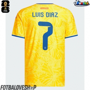Kolumbie Luis Diaz #7 Domácí Dres MS 2026 Krátký Rukáv