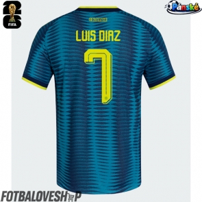 Kolumbie Luis Diaz #7 Venkovní Dres MS 2026 Krátký Rukáv