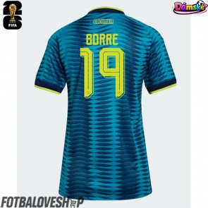 Kolumbie Rafael Santos Borre #19 Dámské Venkovní Dres MS 2026 Krátký Rukáv