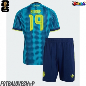 Kolumbie Rafael Santos Borre #19 Dětské Venkovní Dres MS 2026 Krátký Rukáv (+ trenýrky)