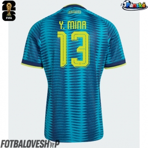 Kolumbie Yerry Mina #13 Venkovní Dres MS 2026 Krátký Rukáv