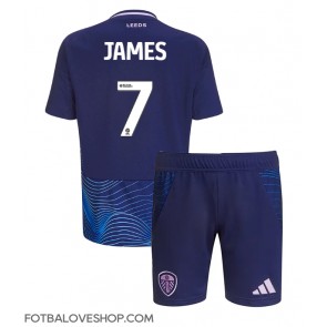 Leeds United Daniel James #7 Dětské Alternativní Dres 2024-25 Krátký Rukáv (+ trenýrky)