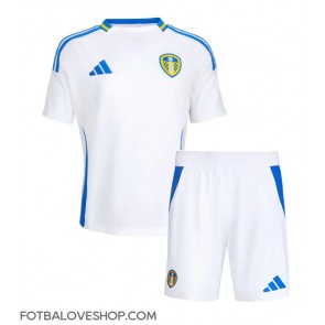 Leeds United Dětské Domácí Dres 2024-25 Krátký Rukáv (+ trenýrky)
