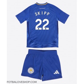 Leicester City Oliver Skipp #22 Dětské Domácí Dres 2024-25 Krátký Rukáv (+ trenýrky)