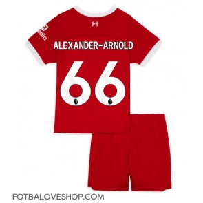 Liverpool Alexander-Arnold #66 Dětské Domácí Dres 2023-24 Krátký Rukáv (+ trenýrky)