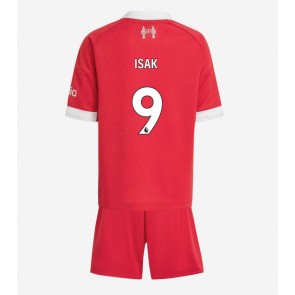 Liverpool Alexander Isak #9 Dětské Domácí Dres 2025-26 Krátký Rukáv (+ trenýrky)