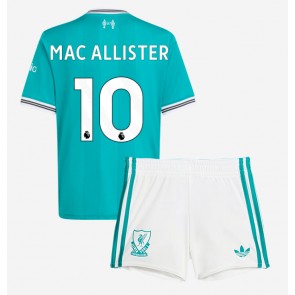Liverpool Alexis Mac Allister #10 Dětské Alternativní Dres 2025-26 Krátký Rukáv (+ trenýrky)
