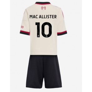 Liverpool Alexis Mac Allister #10 Dětské Venkovní Dres 2025-26 Krátký Rukáv (+ trenýrky)